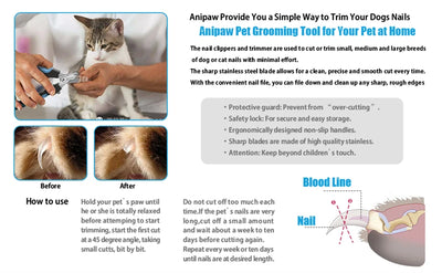 Professional Pet Nail Clipper with Safety Guard