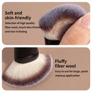 MAANGE Makeup Brushes Set Foundation Contour Face Brushes with Powder Puffs Perfect for Cheek Forehead Jaw Nose Blending Beauty