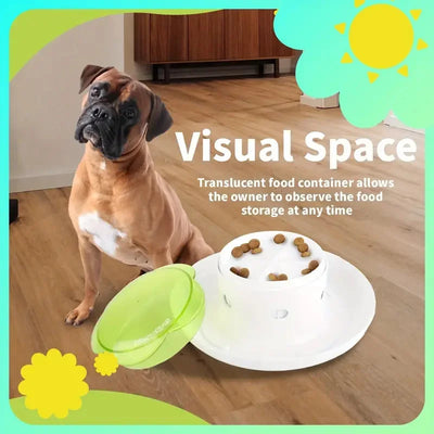 Pet Interactive Food Dispenser Toy  Leak-Proof Plastic Feeder for Dog cat  Enhances Pet IQ with Engaging Playtime Experience