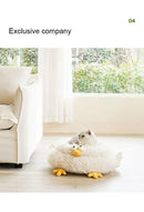 Pet Beds Wholesale Durable Comfortable Breathable Cute Plush High Quality Pet Beds Indoor cute Chick