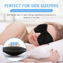 3D Sleep Mask Blindfold – Soft Memory Foam Eye Mask for Sleeping & Travel