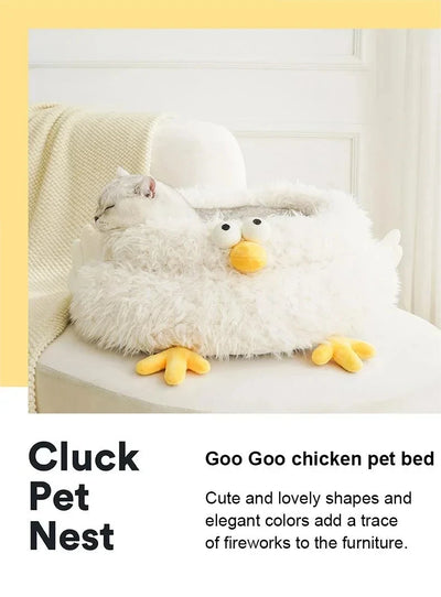 Pet Beds Wholesale Durable Comfortable Breathable Cute Plush High Quality Pet Beds Indoor cute Chick