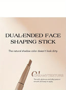 Three-dimensional beauty stick, high-gloss grooming, nose shadow, facial brightening,integrated double-head grooming contour pen