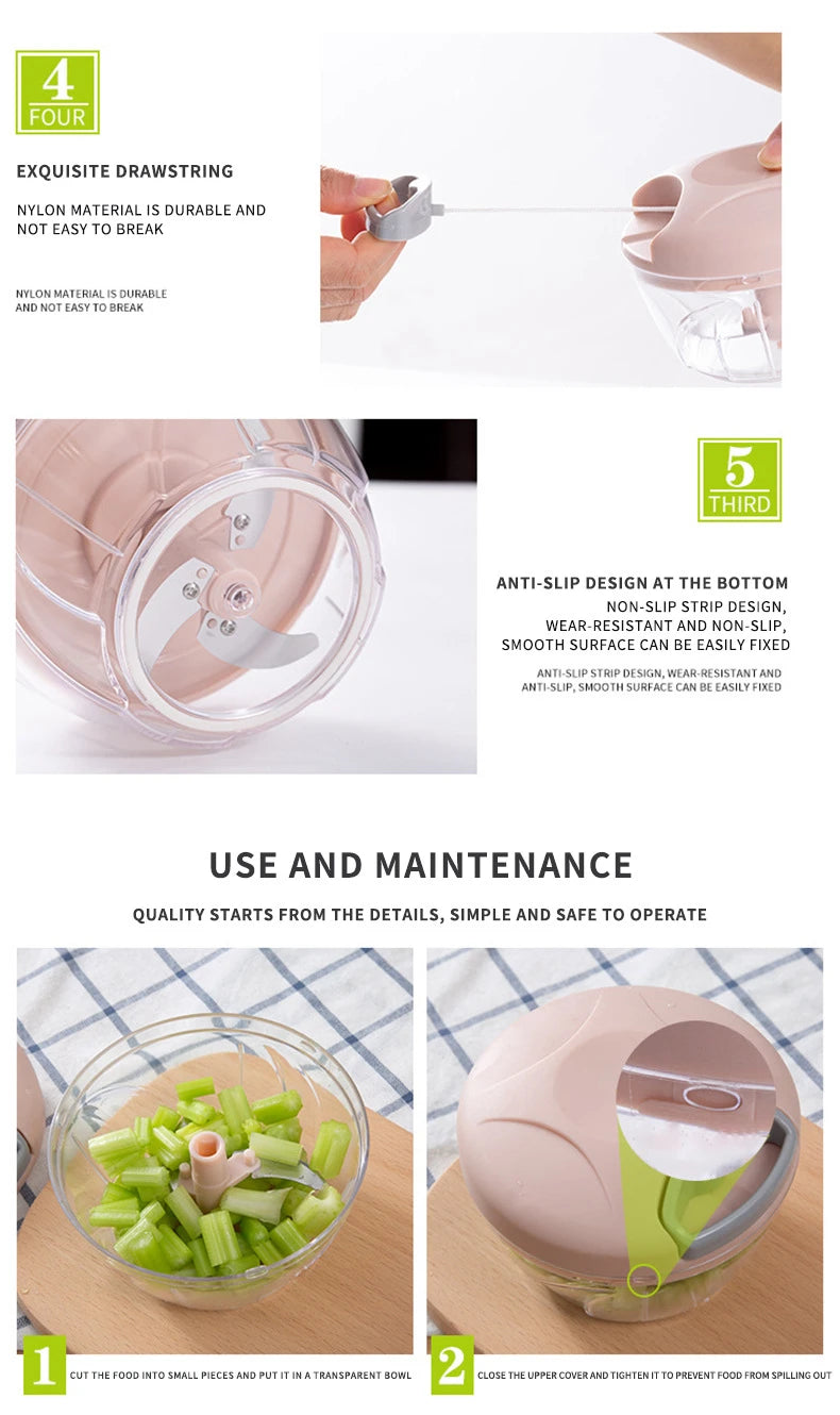 Multifunctional Garlic Chopper