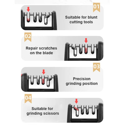 Multi-purpose knife sharpener