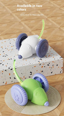 Electric Mouse Car Pet toys Interactive Cat Toy Rechargeable Automatic Teaser with Intelligent Obstacle Avoidance Pet Products