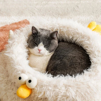 Pet Beds Wholesale Durable Comfortable Breathable Cute Plush High Quality Pet Beds Indoor cute Chick