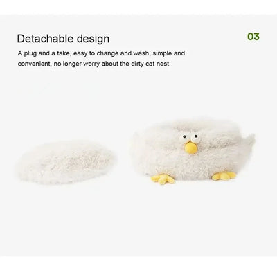 Pet Beds Wholesale Durable Comfortable Breathable Cute Plush High Quality Pet Beds Indoor cute Chick