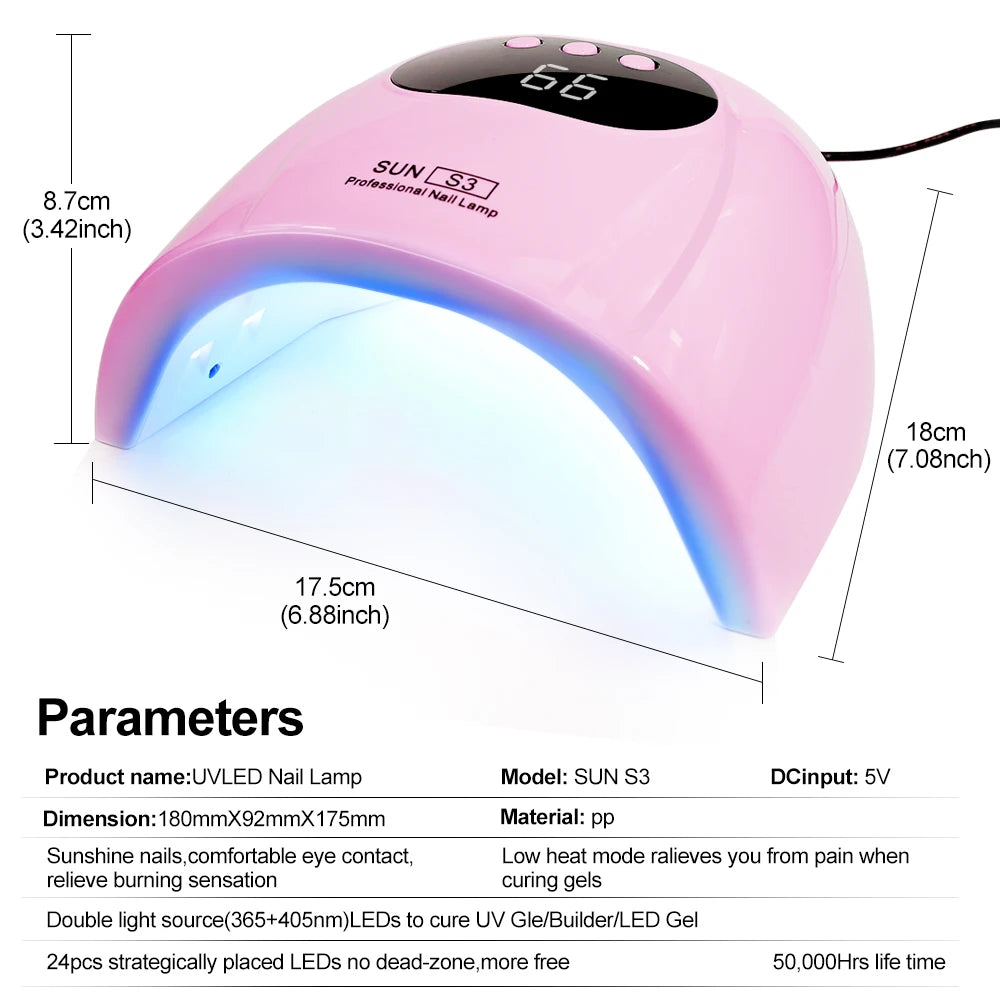Limegirl SUNS3 UV/LED Nail Lamp