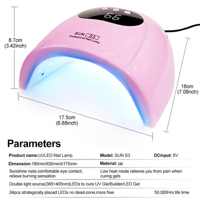 Limegirl SUNS3 UV/LED Nail Lamp