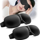3D Sleep Mask Blindfold – Soft Memory Foam Eye Mask for Sleeping & Travel
