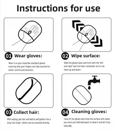 Cat Hair Removal Gloves