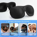3D Sleep Mask Blindfold – Soft Memory Foam Eye Mask for Sleeping & Travel