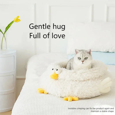 Pet Beds Wholesale Durable Comfortable Breathable Cute Plush High Quality Pet Beds Indoor cute Chick
