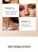 Three-dimensional beauty stick, high-gloss grooming, nose shadow, facial brightening,integrated double-head grooming contour pen