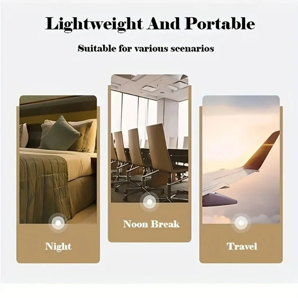 3D Sleep Mask Blindfold – Soft Memory Foam Eye Mask for Sleeping & Travel