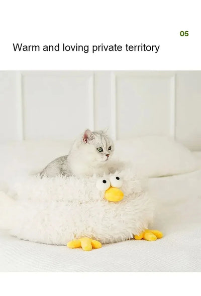 Pet Beds Wholesale Durable Comfortable Breathable Cute Plush High Quality Pet Beds Indoor cute Chick