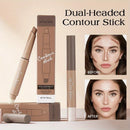 Three-dimensional beauty stick, high-gloss grooming, nose shadow, facial brightening,integrated double-head grooming contour pen
