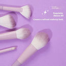 10Pcs Purple Makeup Brush Set Full Set of Beauty Tools Loose Powder Brush Eye Shadow Brush Concealer Brush