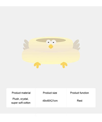 Pet Beds Wholesale Durable Comfortable Breathable Cute Plush High Quality Pet Beds Indoor cute Chick